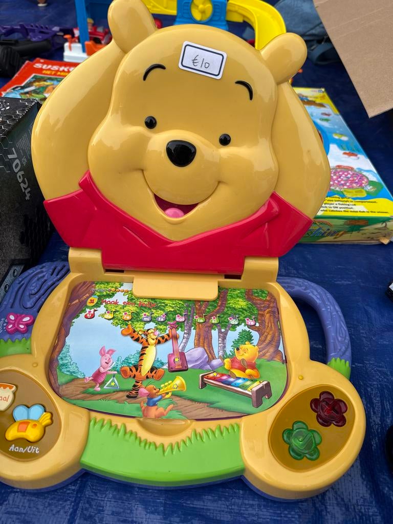 Winnie de Poeh Laptop Speelgoed met Geluid, Ophalen of Verzenden, Gebruikt, Overige typen, Met geluid