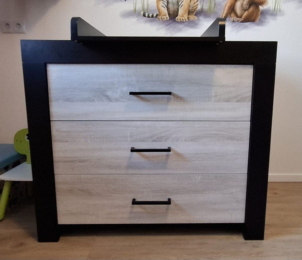 TWF Brentwood ledikant, commode, Aerosleep matras, Ophalen, Zo goed als nieuw, Jongetje of Meisje
