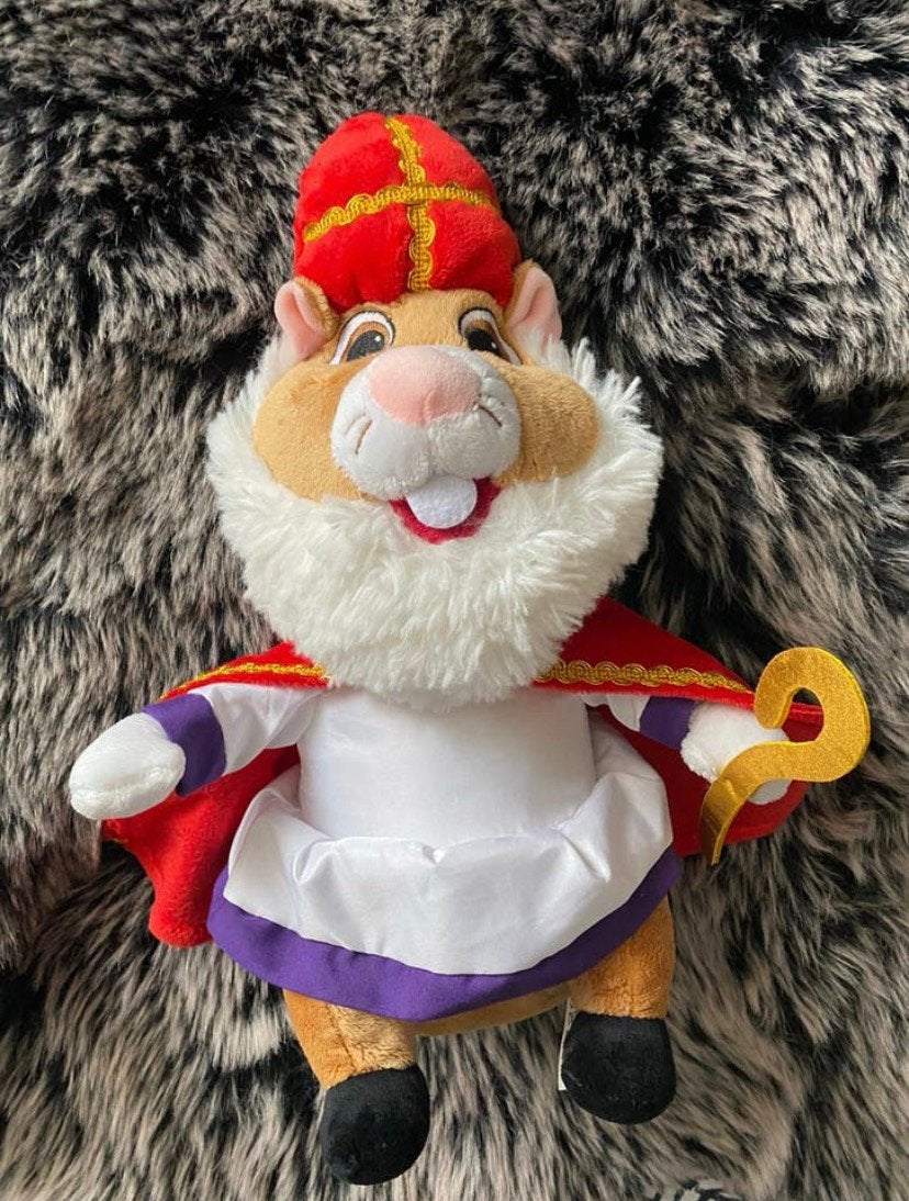 Sinterklaas knuffel hamster ah, Verzenden, Zo goed als nieuw