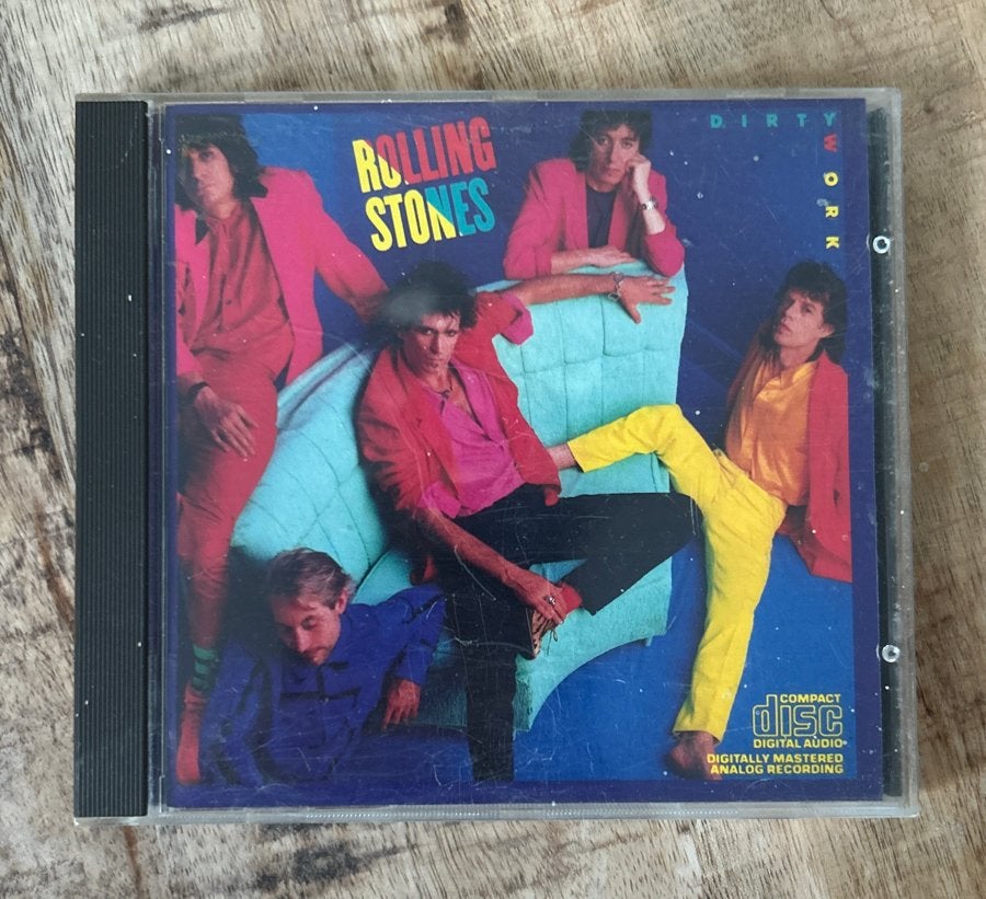 The Rolling Stones – Dirty Work – Japanse cd-uitgave 1986, Ophalen, Import, Rock, Zo goed als nieuw