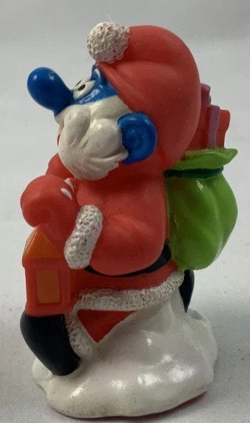 Smurfen BIP Papa Kerstman Smurf figuur, Coolsingel 104, 3011 AG Rotterdam, Netherlands, Verschillende Smurfen, Verzenden, Zo goed als nieuw