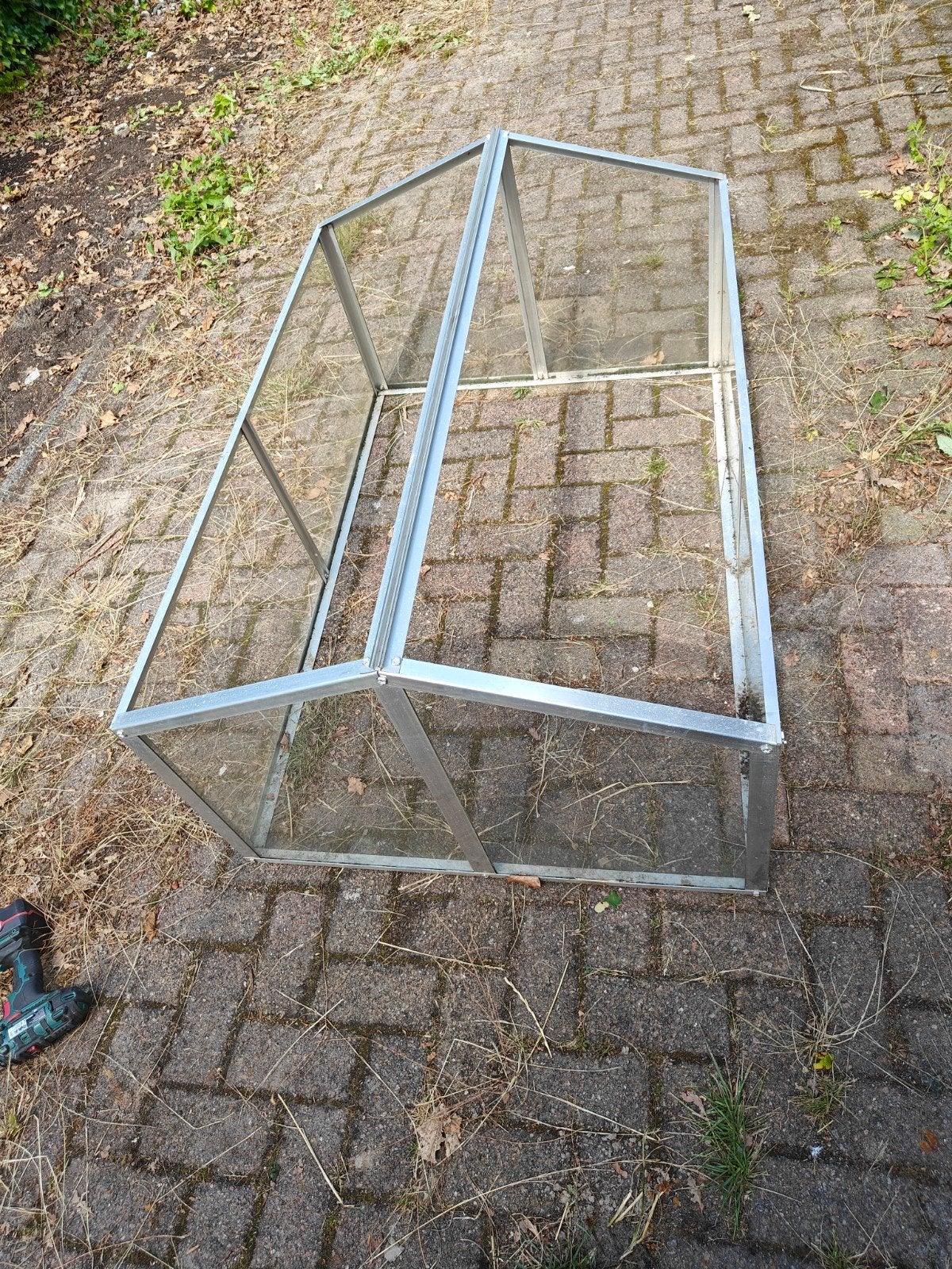 Mini kweekkas aluminium, Tuin en Terras, Gebruikt, Kweekkas, M, Ophalen of Verzenden