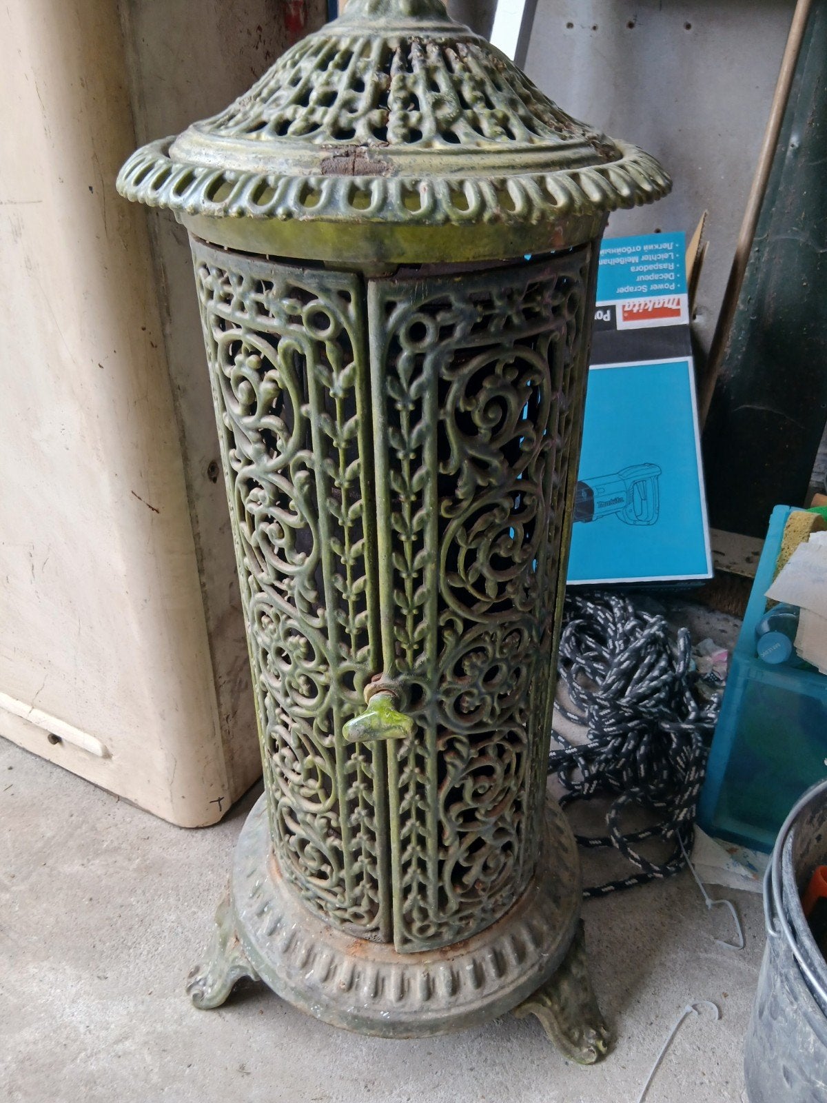 Antieke Potkachel - Decoratief en Functioneel, Ophalen of Verzenden, Gebruikt, Vrijstaand, Potkachel