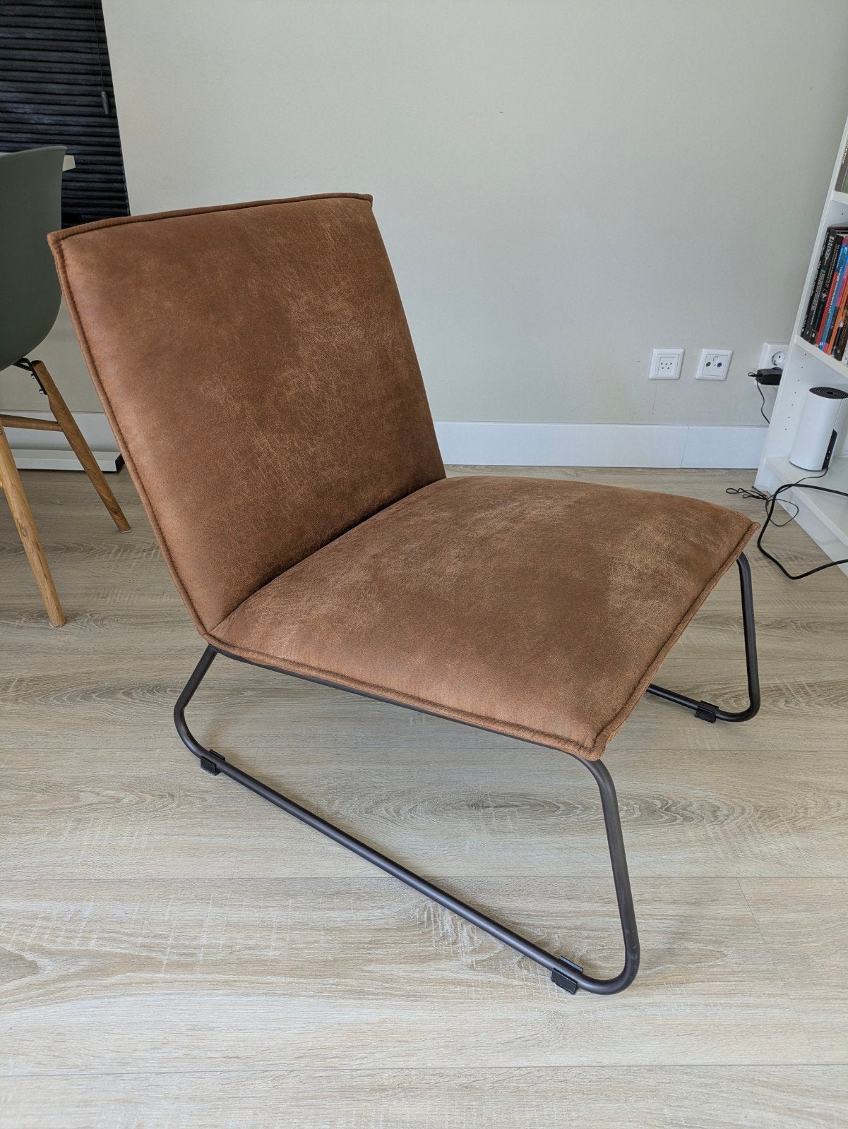 Hele mooie Leen bakker fauteuil James, Ophalen, Zo goed als nieuw, Bruin, Eén