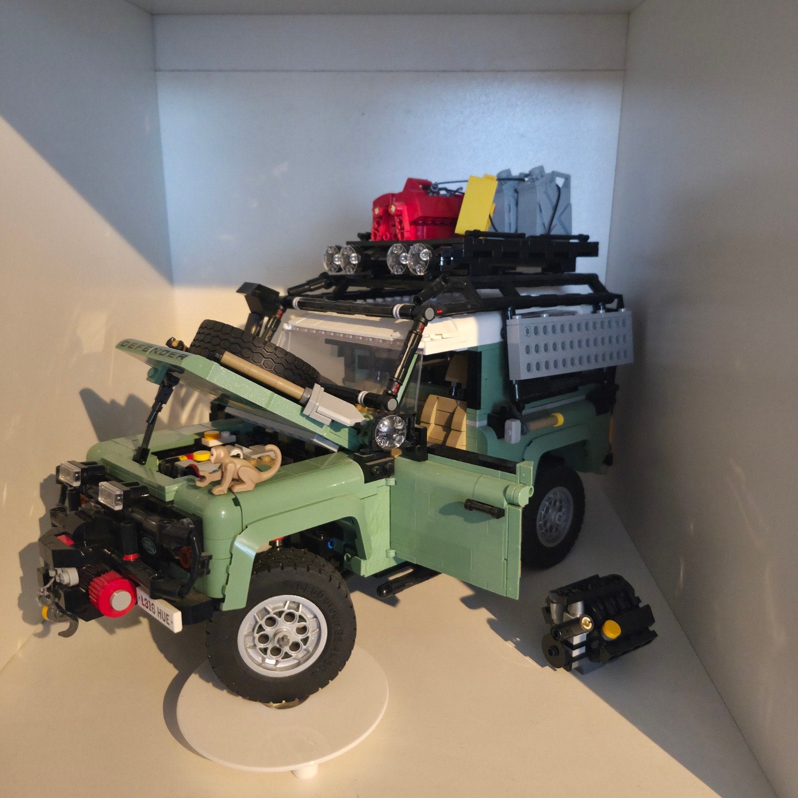 lego Landrover Defender, Ophalen of Verzenden, Zo goed als nieuw