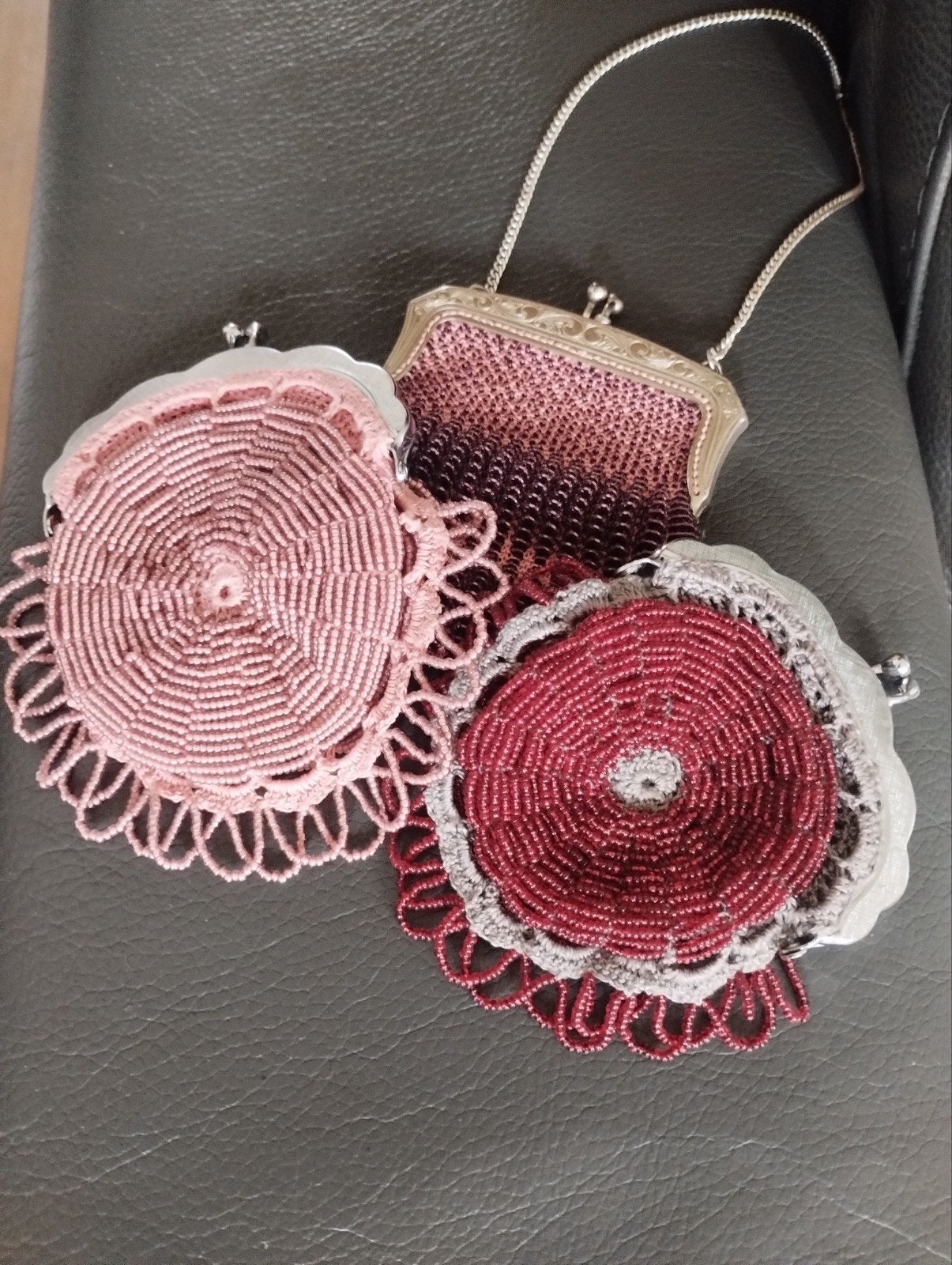 Vintage kralen beursjes, Ophalen of Verzenden