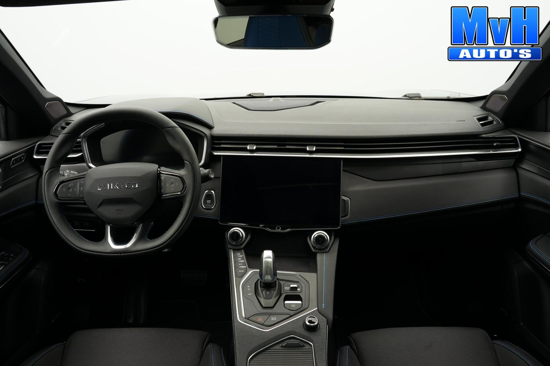 Lynk & Co 01 1.5 PHEV|ZWARTE.HEMEL|360ºCAM|PANO|262PK|SOH98, Stof, Met garantie (alle), Blauw, Automatische klimaatregeling