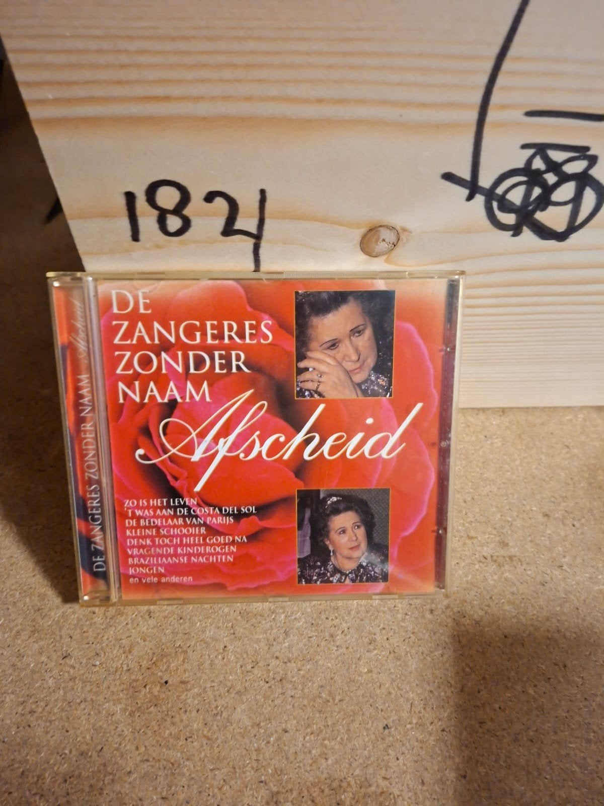 De Zangeres Zonder Naam - Afscheid CD, Ophalen of Verzenden, Gebruikt, Levenslied of Smartlap, Album