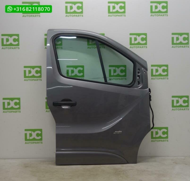 Renault Trafic ('14-'21) Voorportier rechts met ruit grijs, Auto-onderdelen, Carrosserie en Plaatwerk, Gebruikt, Ophalen of Verzenden