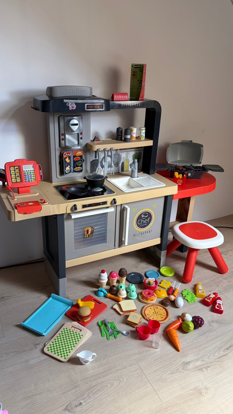 Smoby restaurant/keuken, Ophalen, Gebruikt, Kunststof, Speelkeuken