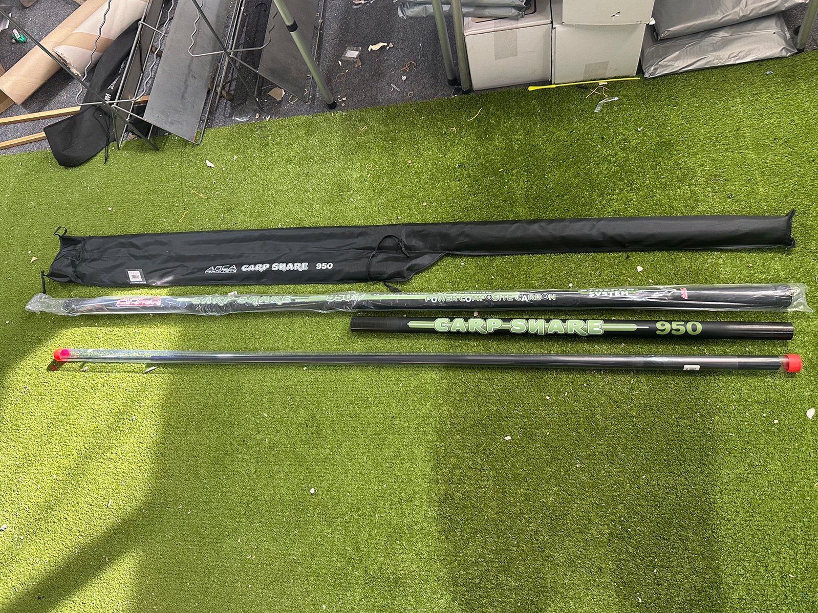 Nieuwe Arca Carp Snare oversteek + extra topset, 9.50m, Ophalen of Verzenden, Nieuw, Vaste hengel