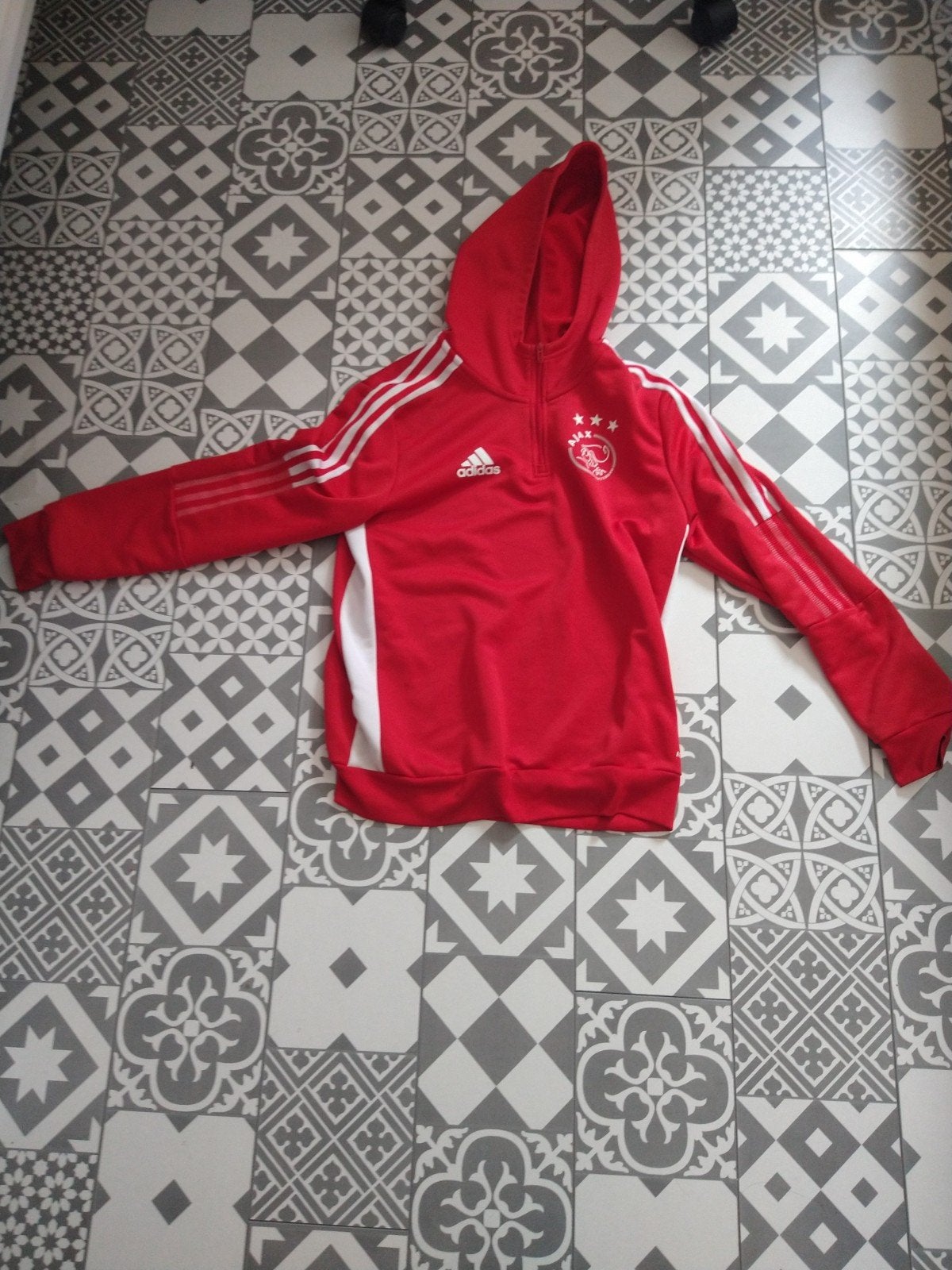 Adidas Ajax Hoodie Rood - Maat 164 (13-14 jaar), Ophalen of Verzenden