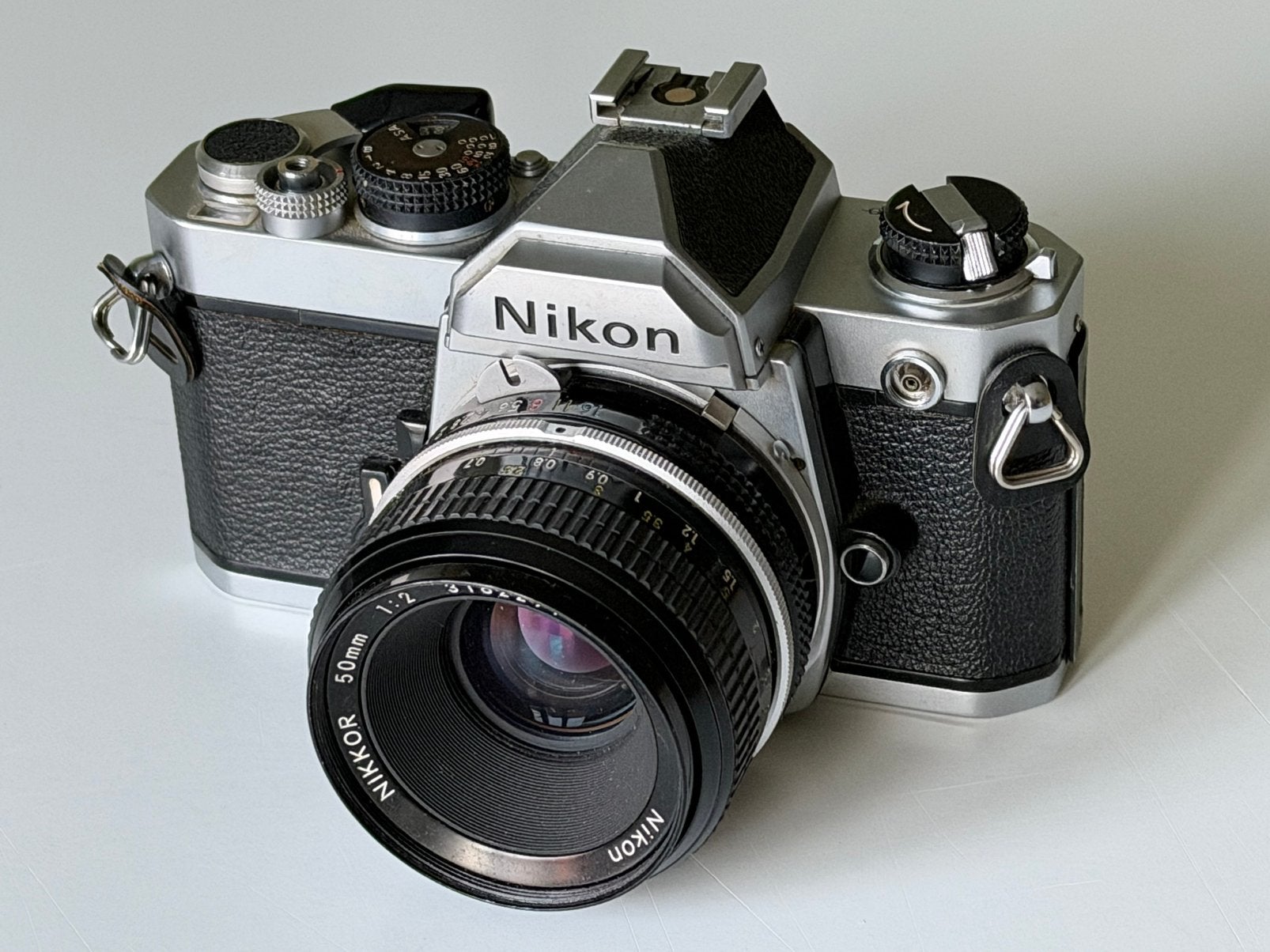 Nikon FM analoge spiegelreflex camera, Ophalen of Verzenden, Gebruikt, Spiegelreflex, Nikon
