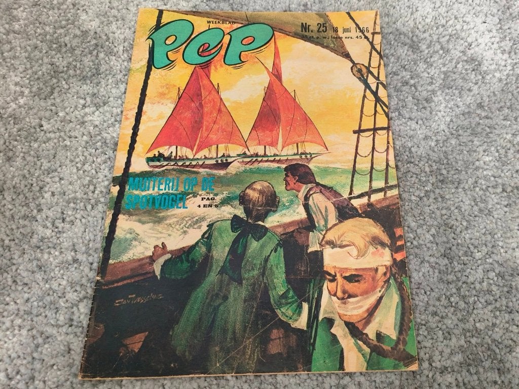 Pep nr.25 1966, Boeken, Gelezen, Eén stripboek, Diverse auteurs, Ophalen of Verzenden