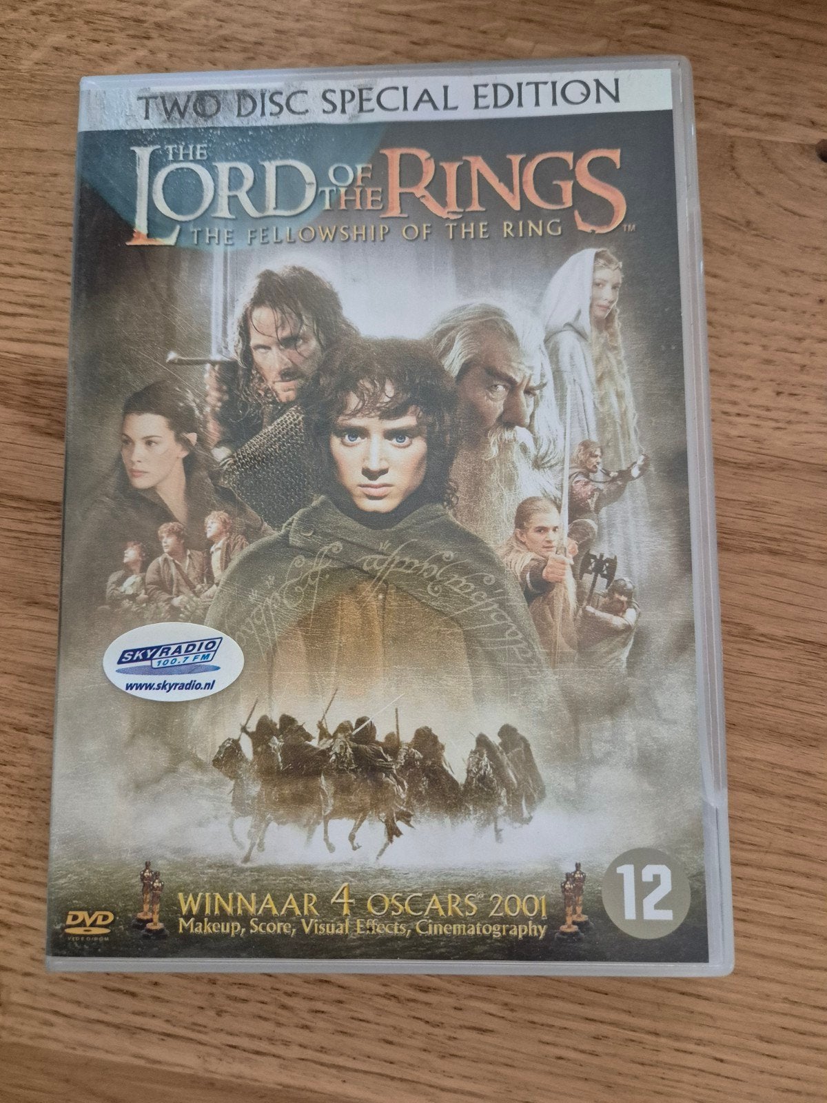 Lord of the Rings: The Fellowship of the Ring (2-disc DVD), Ophalen of Verzenden, Zo goed als nieuw, Inclusief doosje, Vanaf 12 jaar