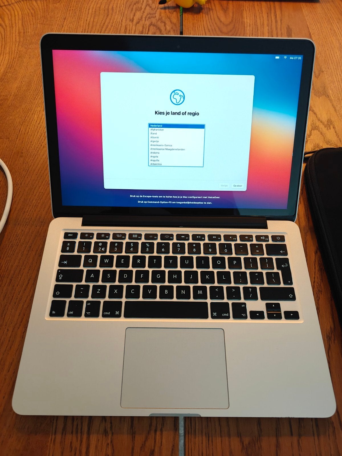 MacBook Pro Retina 13 inch (late 2013) 2,4GHz/8GB/256GB, Gebruikt, 256 GB, 2 tot 3 Ghz, Qwerty
