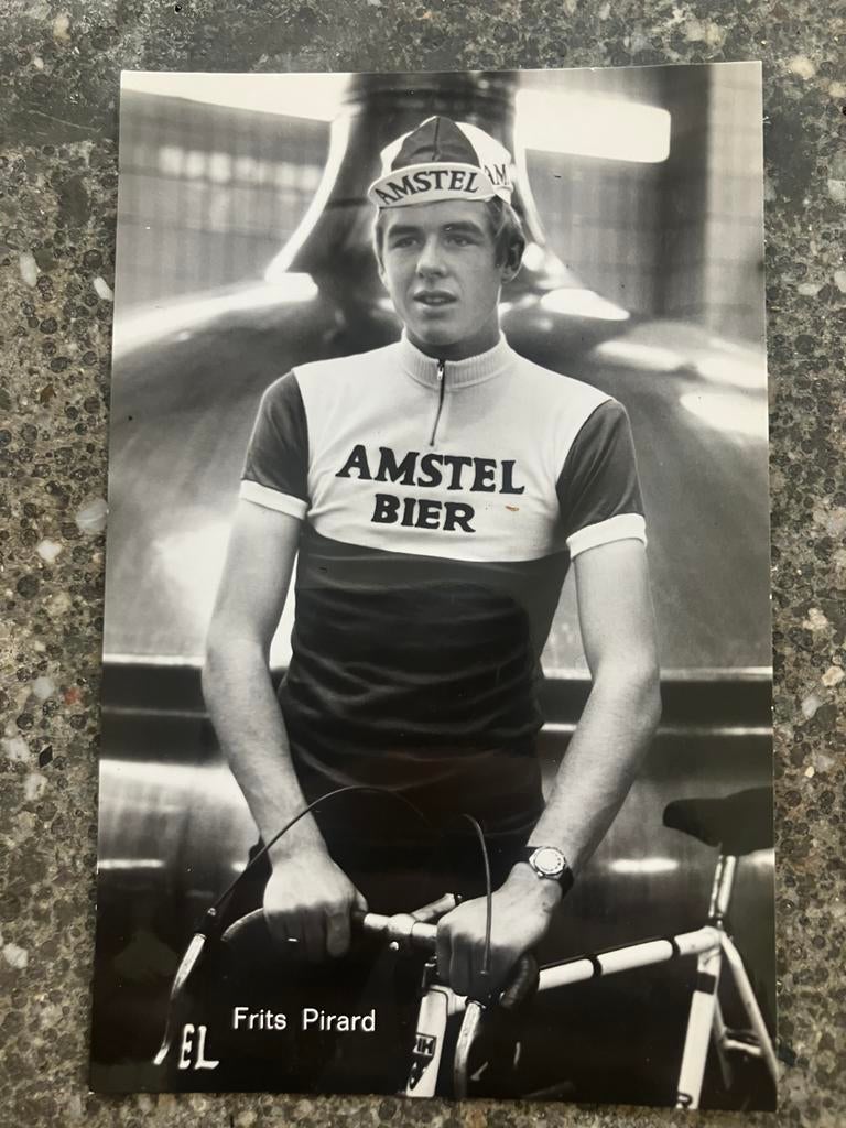 Frits Pirard - Amstel - kaart wielrennen, Verzenden, Zo goed als nieuw, Ajax