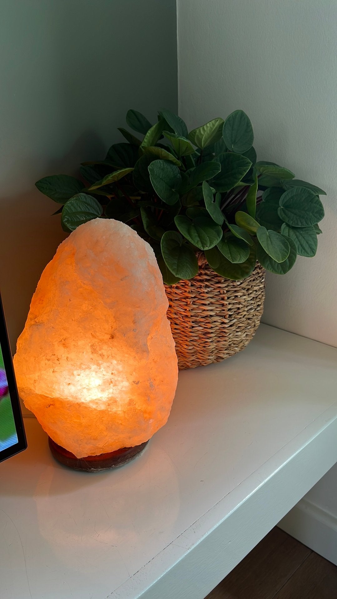 Zoutlamp 27 cm hoog, Ophalen of Verzenden, Zo goed als nieuw