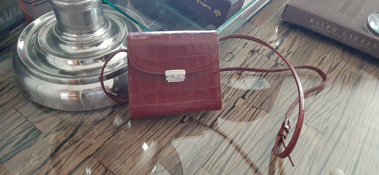 Castelijn en Berends tasje bordeauxrood crosssbody, Ophalen of Verzenden, Zo goed als nieuw, Rood, Schoudertasje