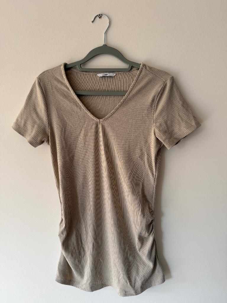 Noppies zwangerschapstop zandkleur, maat s, Kleding | Dames, Positiekleding, Zo goed als nieuw, Shirt of Top, Maat 36 (S), Beige