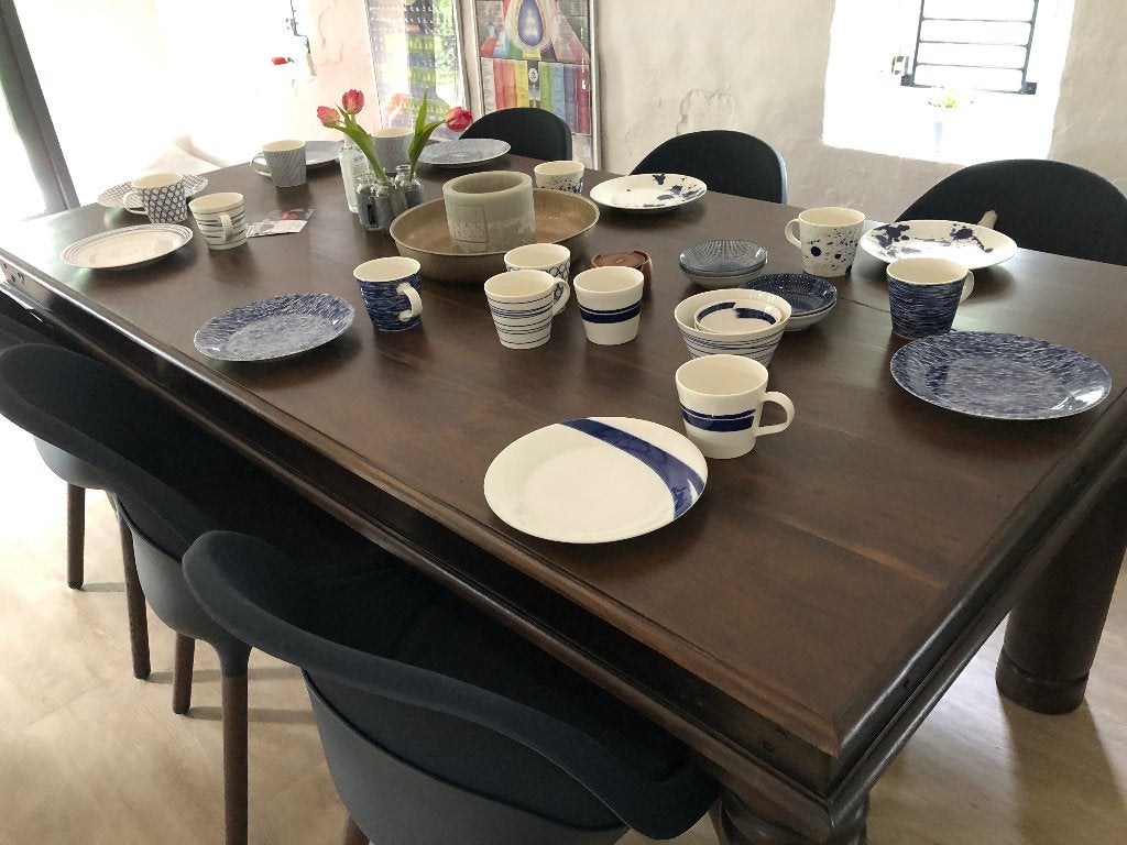 Antieke eiken eettafel, Ophalen