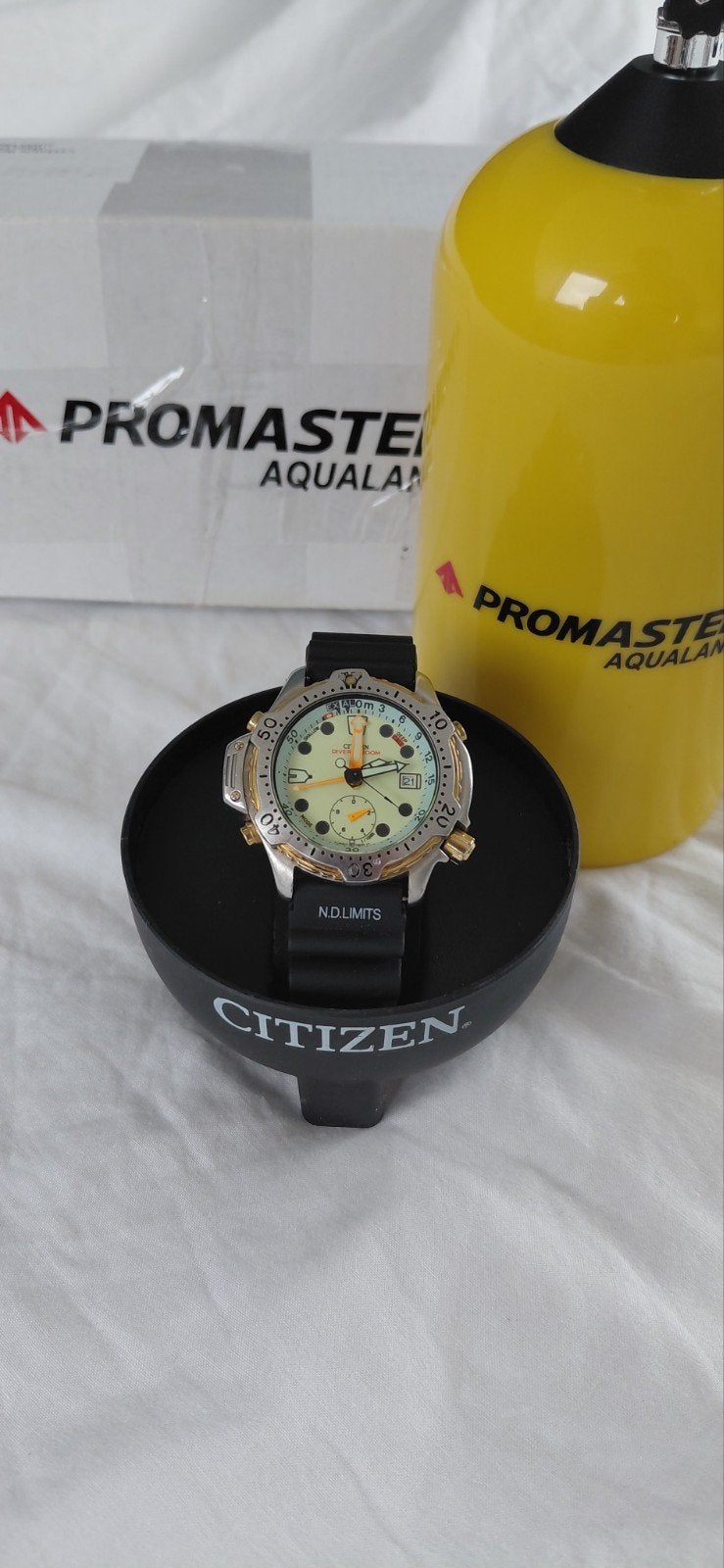 Prachtig Citizen Promaster Aqualand AL0004-03W duikhorloge,, Staal, Overige materialen, Ophalen of Verzenden, Zo goed als nieuw