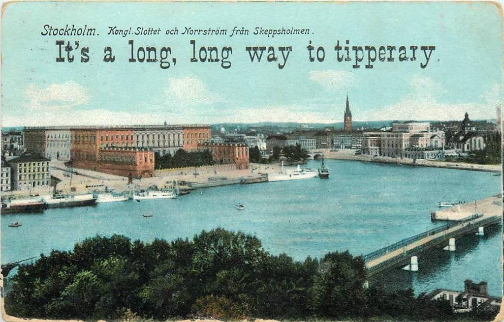 381-122-027 Stockholm, Verzenden, Voor 1920, Overig Europa