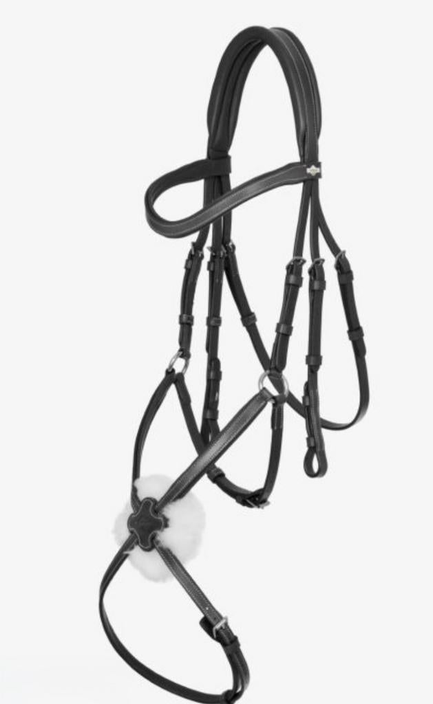 Hoofdstel LeMieux Arika Grackle zwart maat Cob, Dieren en Toebehoren, Paarden en Pony's | Hoofdstellen en Tuigage, Ophalen of Verzenden