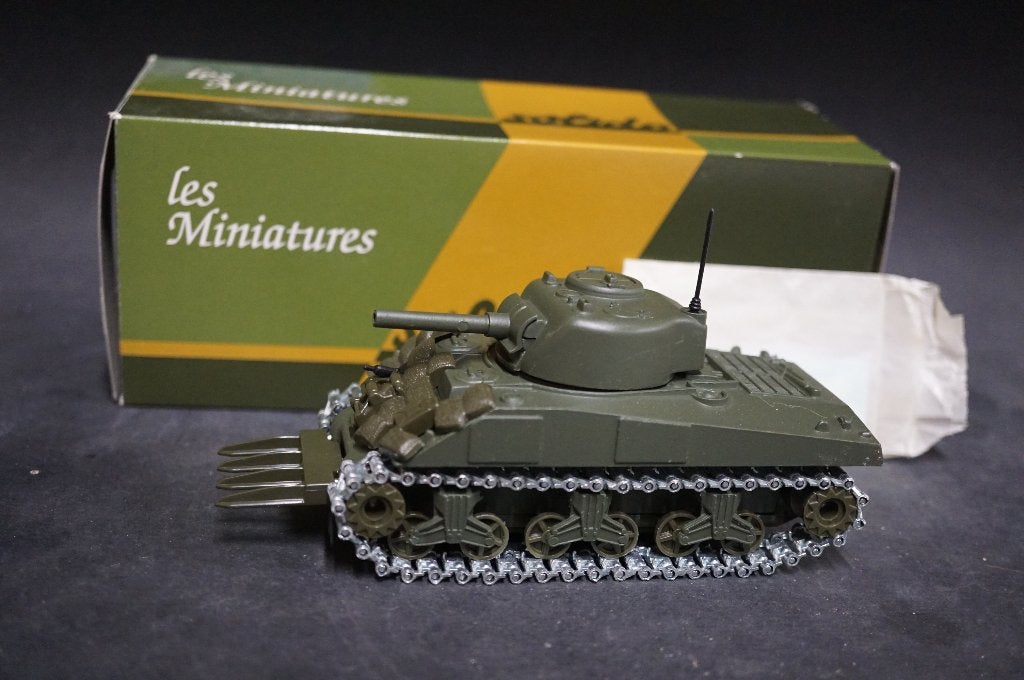 Solido Sherman tank bocage versie - 1/50 - TOP, Ophalen of Verzenden, Overige typen, Overige merken