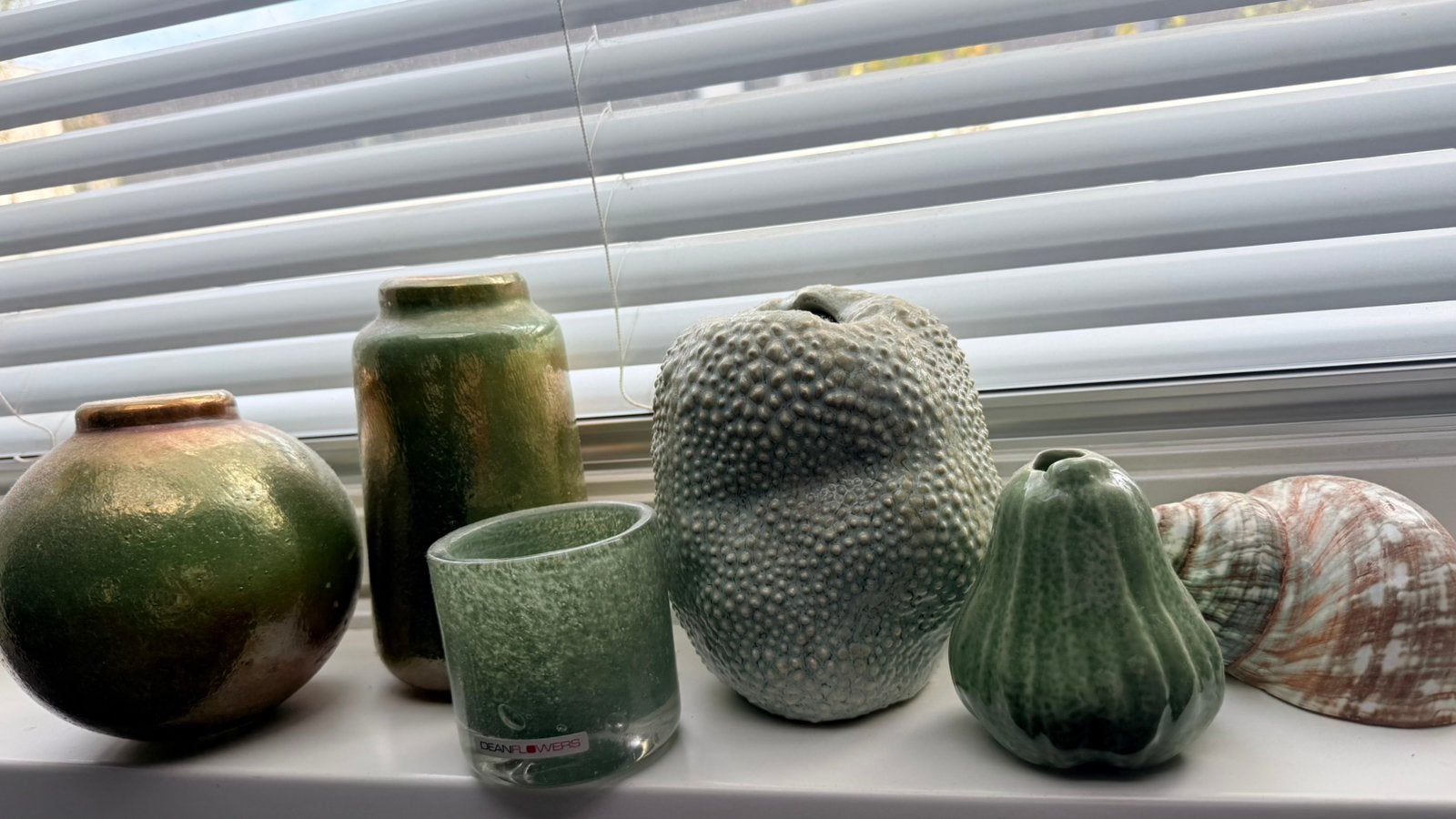 Vaasjes o a des pots, Ophalen of Verzenden, Zo goed als nieuw, Groen