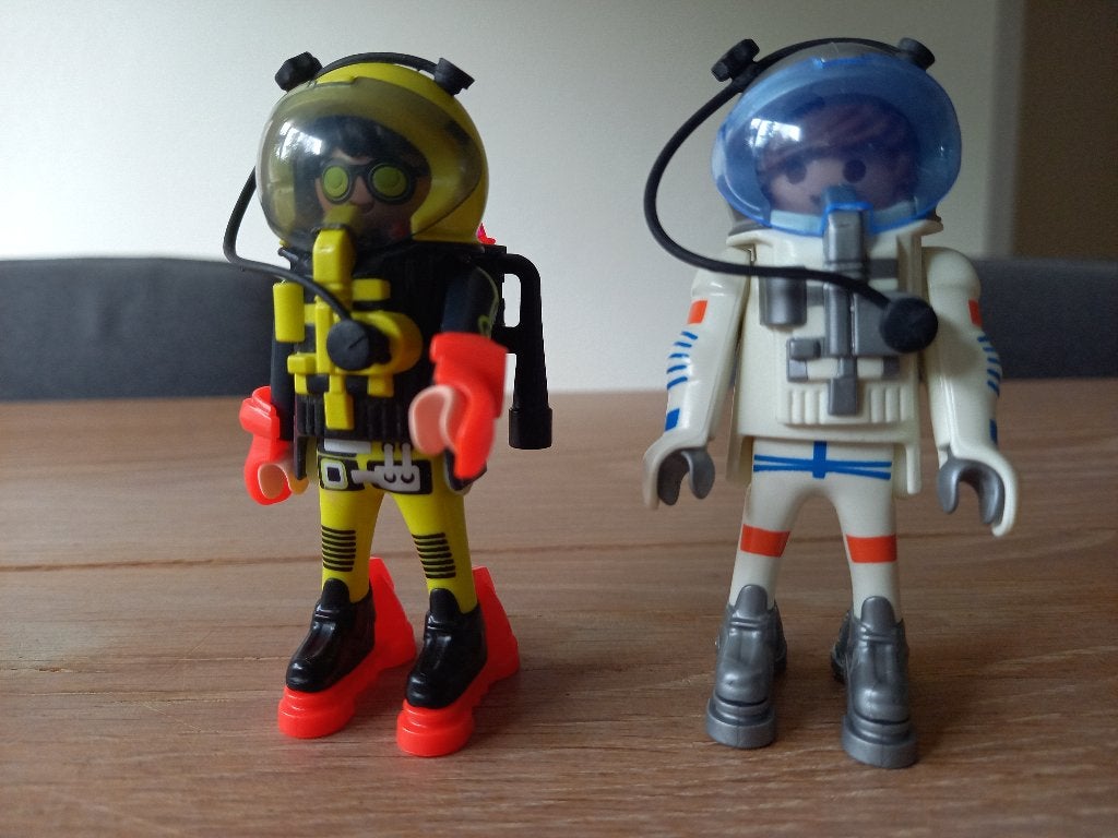 Playmobil Duopack Astronauten, Ophalen of Verzenden, Zo goed als nieuw
