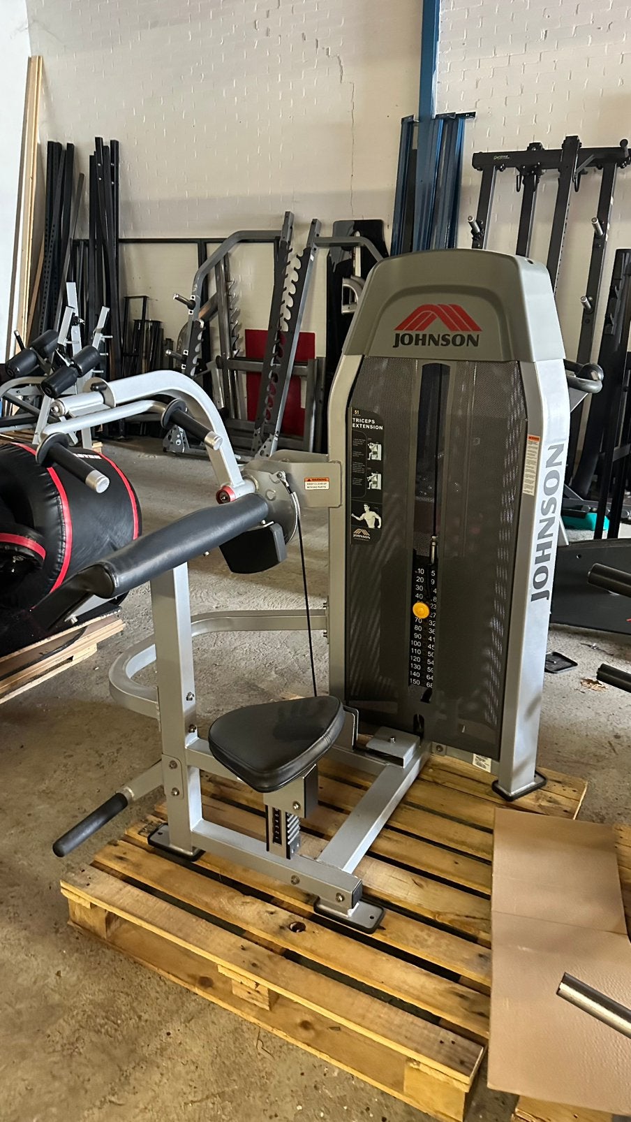 Johnson Triceps Extension, Ophalen, Info@defitnessmakelaar.nl, Gebruikt, Armen