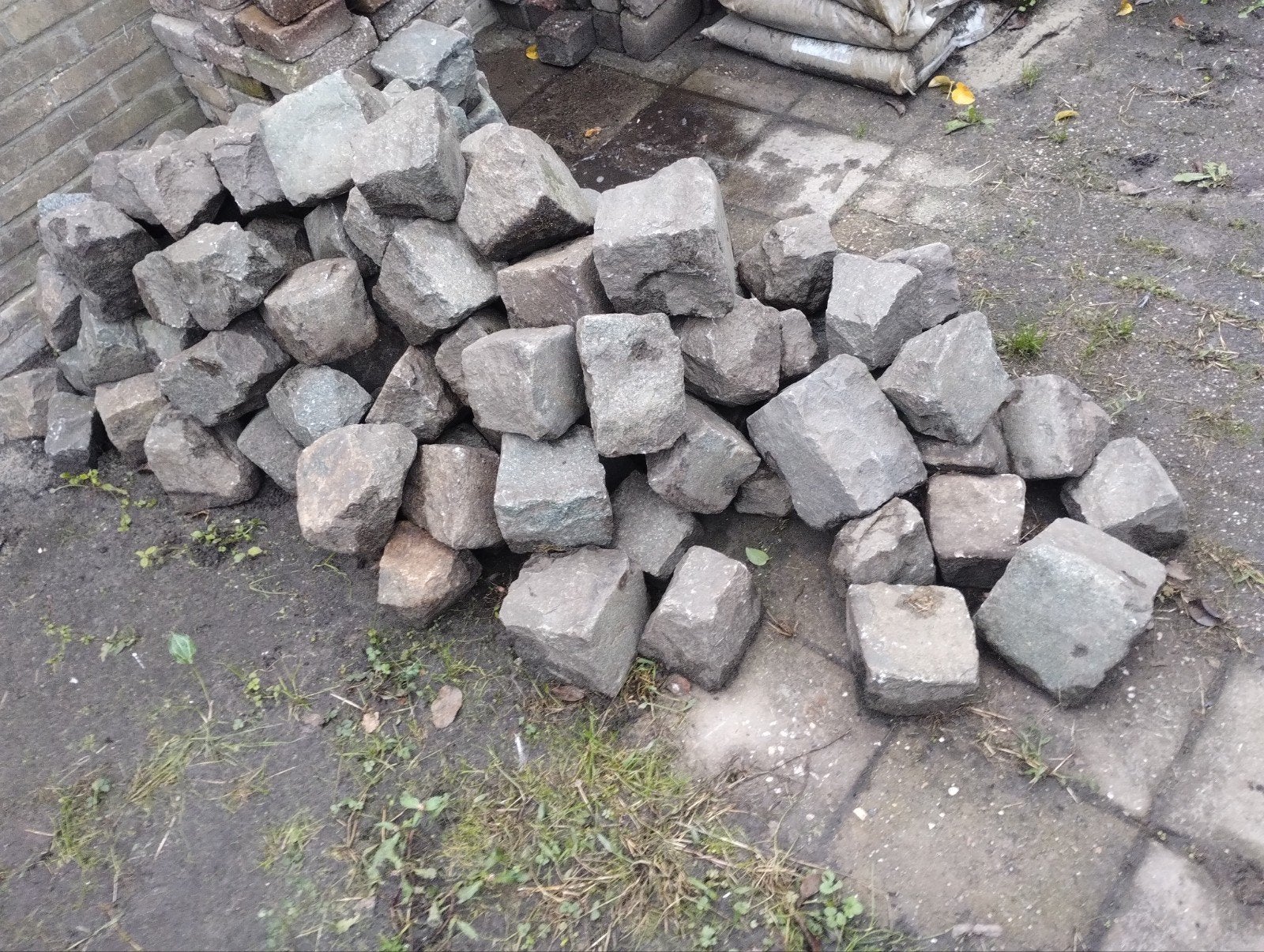 gratis kinderkoppen (eenvoudig afhalen) 100-150 stuks, Ophalen, Natuursteen, Overige typen