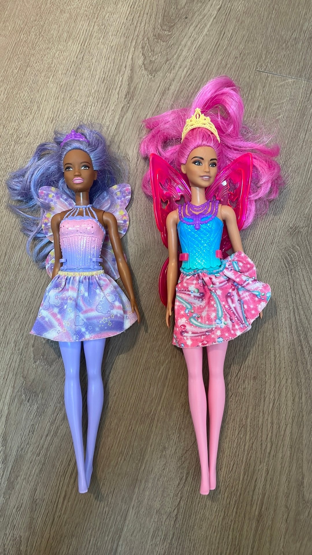 2 x gevleugelde barbie Mattel, Ophalen, Gebruikt, Barbie