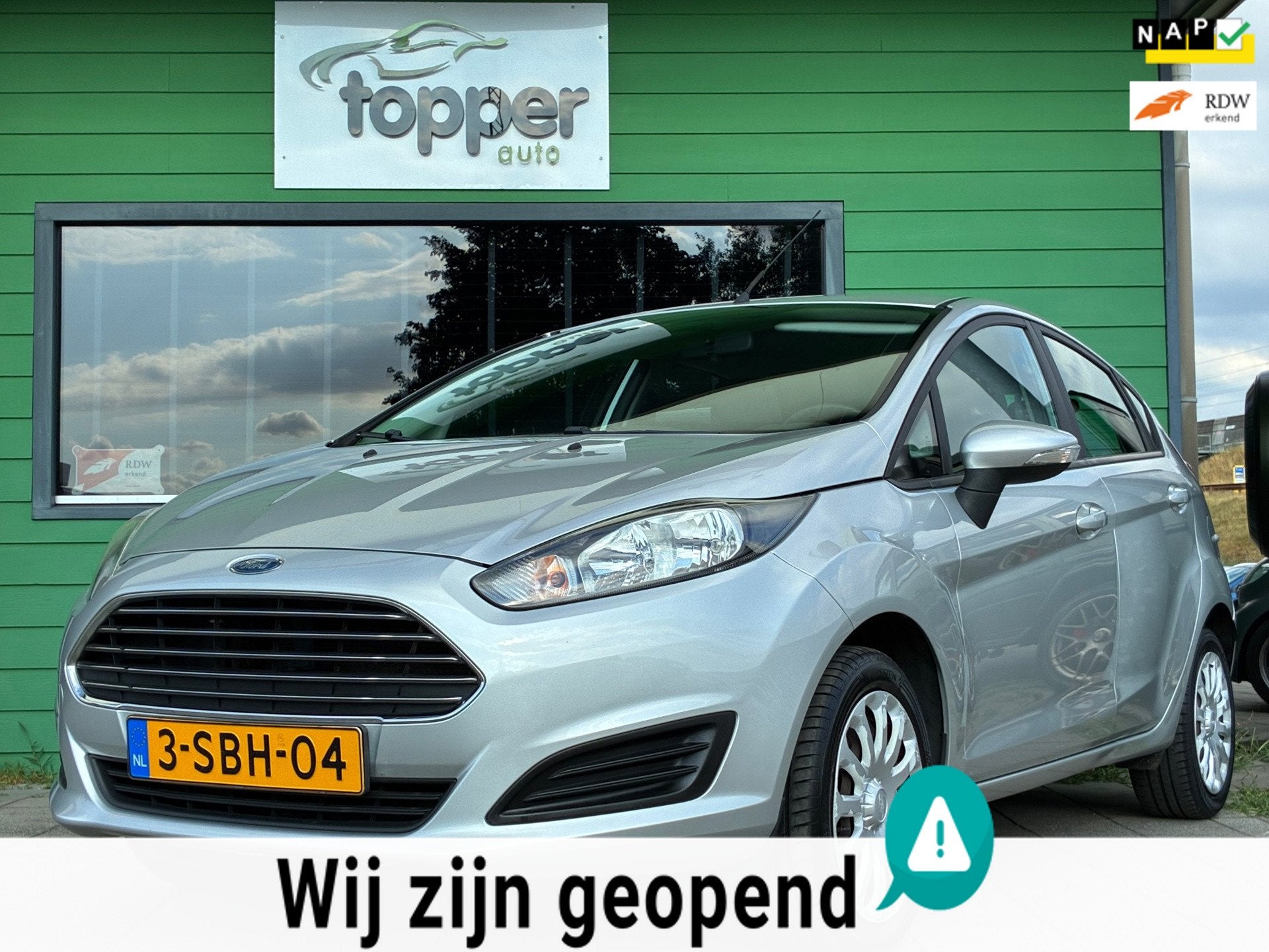 Ford Fiesta 1.0 Style|1e Eigenaar|Navigatie|Airco|Elektr.ram, Voorwielaandrijving, Euro 5, 525 kg, 23 km/l