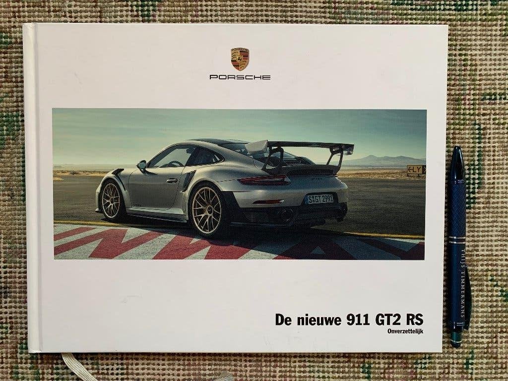 Nederlandse brochure Porsche 911 991 GT2 RS 2017 nieuw!, Porsche, Nieuw, Ophalen of Verzenden, Porsche