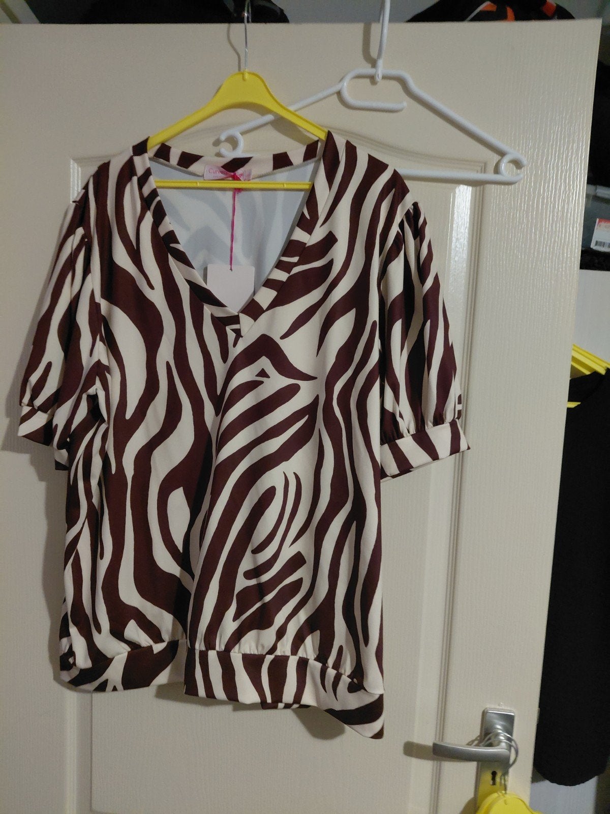 Mt48/50nieuw Curved Angels Liva Travel Top Zebra Choco Bruin, Ophalen of Verzenden
