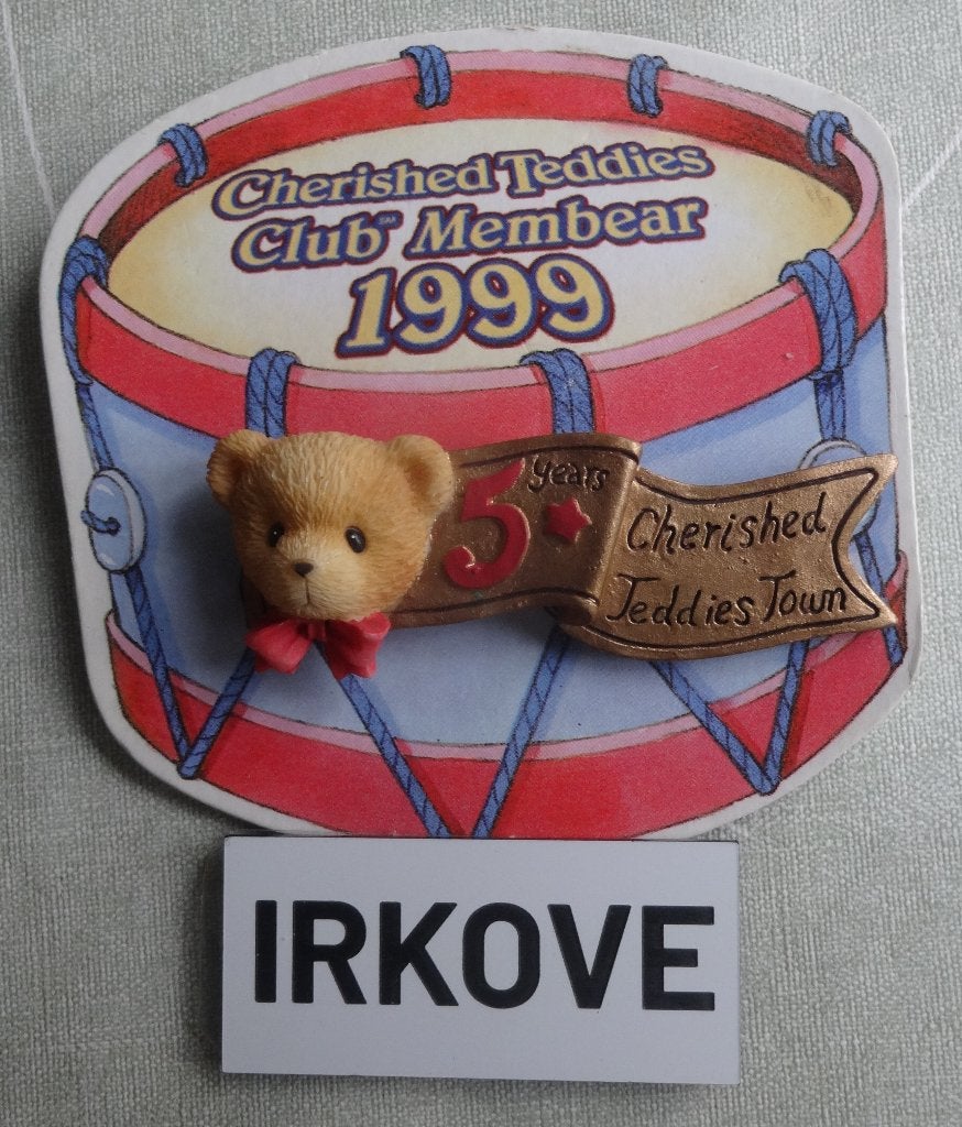 BROCHE CHERISHED TEDDIES * Enesco *, Verzenden, Zo goed als nieuw, Beeldje, Cherished Teddies
