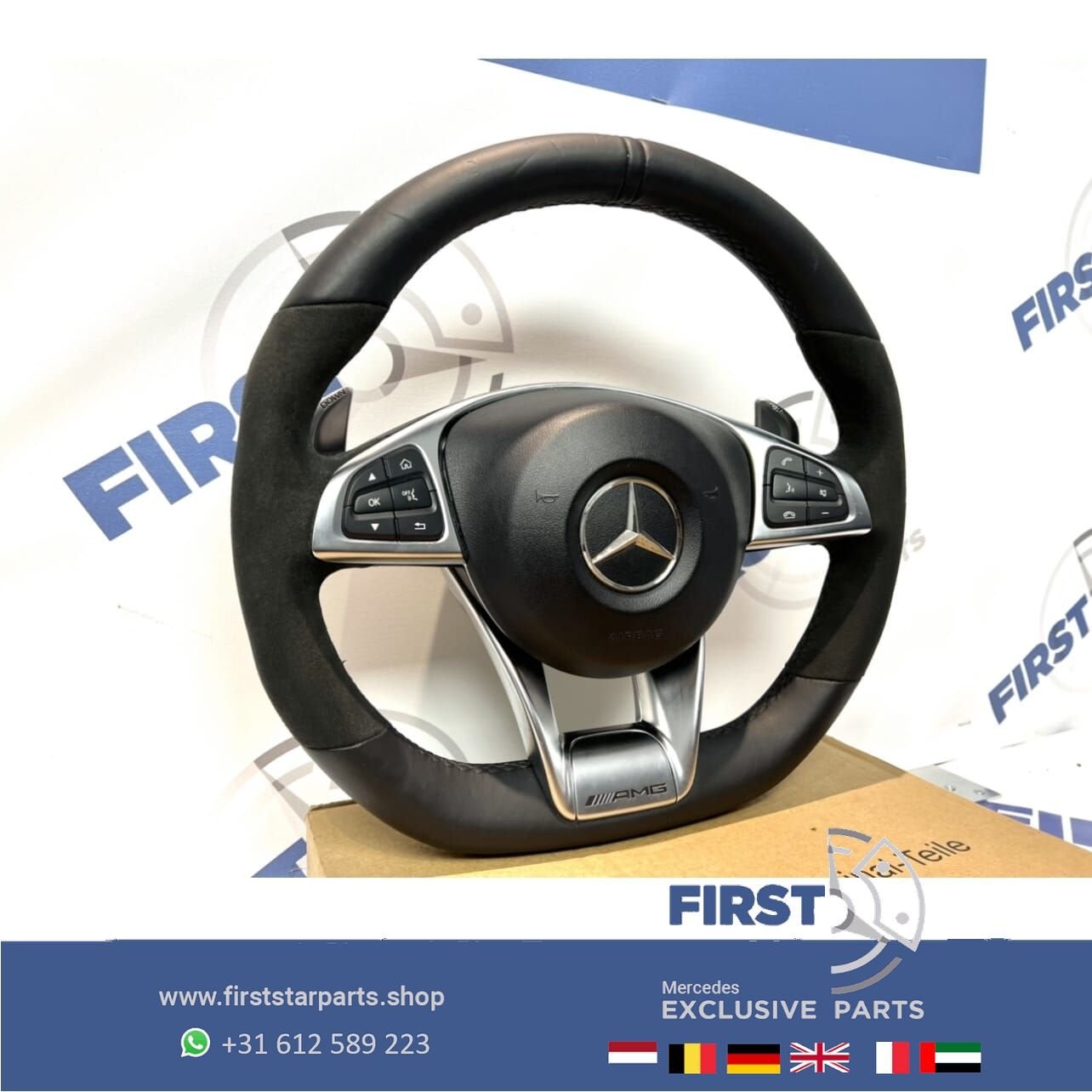 63 AMG STUUR + AIRBAG C63 GLC63 KLASSE W205 C W253 C253 GLC, Auto-onderdelen, Gebruikt, -, Ophalen of Verzenden, -