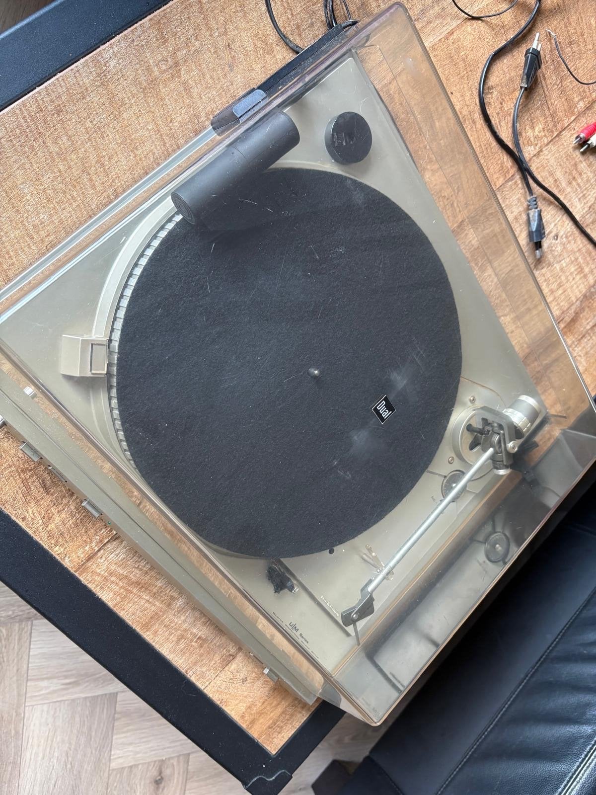 Dual CS 617 Q Platenspeler - Vintage Direct Drive, Ophalen, Gebruikt, Pitch-regelaar, Platenspeler