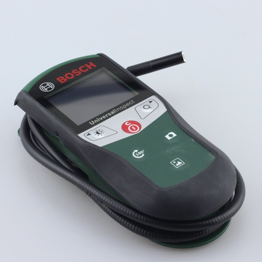 Bosch UniversalInspect Inspectiecamera Incl Etui Nieuwstaat, Bosch, Zo goed als nieuw, Support@bosch.com, Robert Bosch GmbH
Robert-Bosch-Platz 1
70839 Gerlingen-SchillerhÃ¶he
Germany