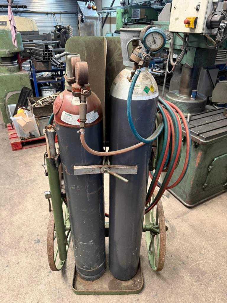 Autogeenset snijbrander set, Doe-het-zelf en Verbouw, Gereedschap | Lasapparaten, Q, Overige typen, Q, Ophalen of Verzenden