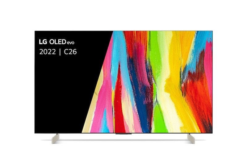 LG OLED42C26, Ophalen, OLED, Zo goed als nieuw, 100 Hz