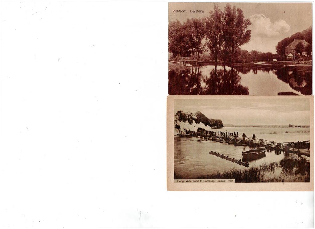 Doesburg in tweevoud, Verzenden, 1920 tot 1940, Gelopen, Gelderland