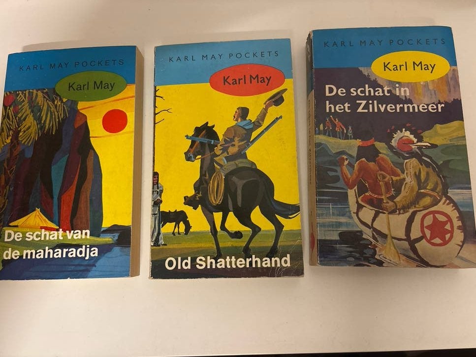 3 Karl May Pockets, Boeken, Avontuur en Actie, Ophalen of Verzenden, Gelezen