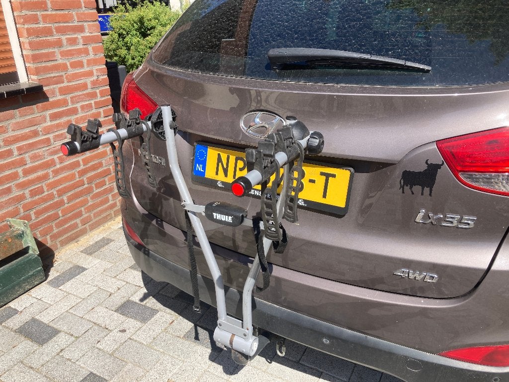 Thule Xpress fietsdrager, Ophalen, Brede banden, Zo goed als nieuw, 2 fietsen