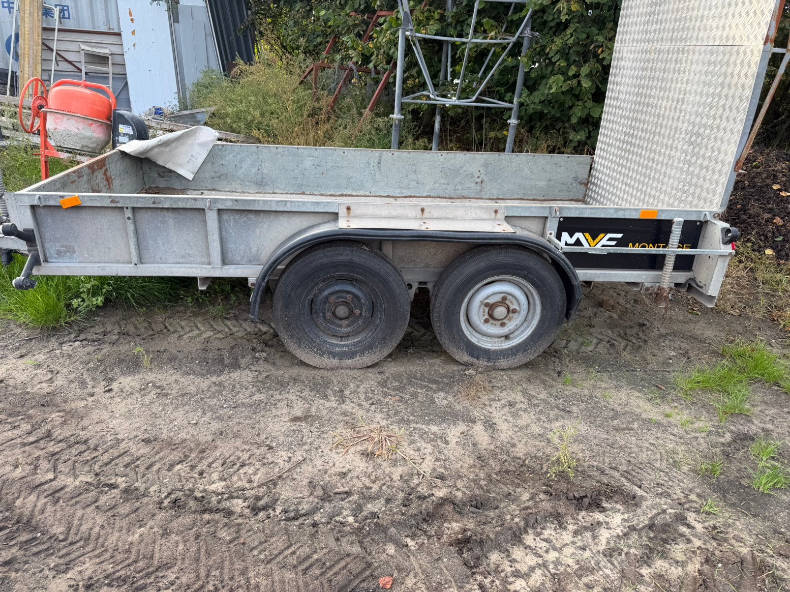Machine transporter, Ophalen, Zo goed als nieuw