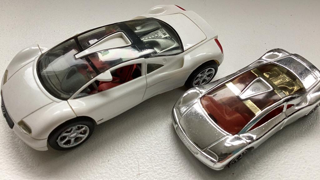Audi Avus setje modelautootjes, Ophalen of Verzenden, Zo goed als nieuw, Auto, Matchbox