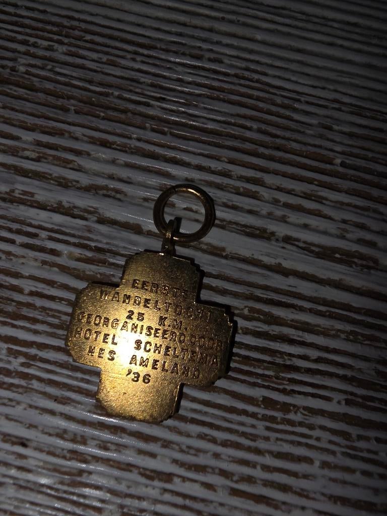 1936 - Eerste wandeltocht Ameland, Postzegels en Munten, Ophalen of Verzenden, Overige materialen