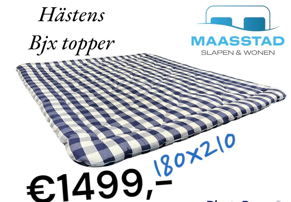 Hästens uitverkoop TOPPER bjx verschillende kleuren, Ophalen of Verzenden, Zo goed als nieuw, Wit